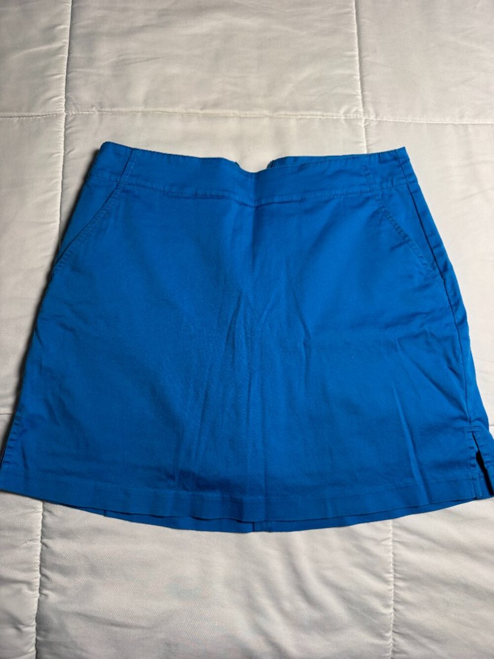 Lady Hagen Bright Blue Golf Skort Stretch Cotton Blend - Size 2